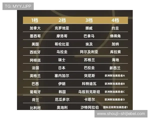 掌握世界杯抽签分组规则表的核心内容，帮助足球爱好者理解抽签流程及各队分组依据